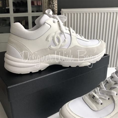 white chanel sneakers|chanel white sneakers nordstrom.